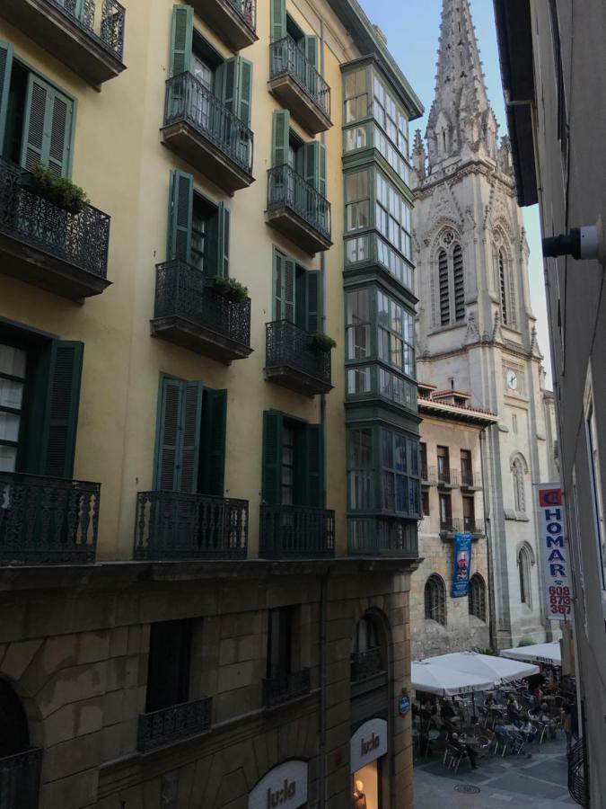 Mirador Catedral De Santiago Apartment Bilbao Bagian luar foto